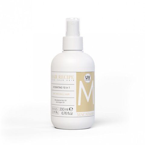 MAXY LOOK Macadamia Multi Action 10 in 1 Leave-in незмивний спрей для сухого та тьмяного волосся 200 мл