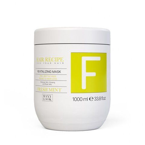 MAXY LOOK Fresh Mint Revitalizing Mask зміцнювальна маска для тонкого, ламкого та схильного до випадіння волосся 1000 мл