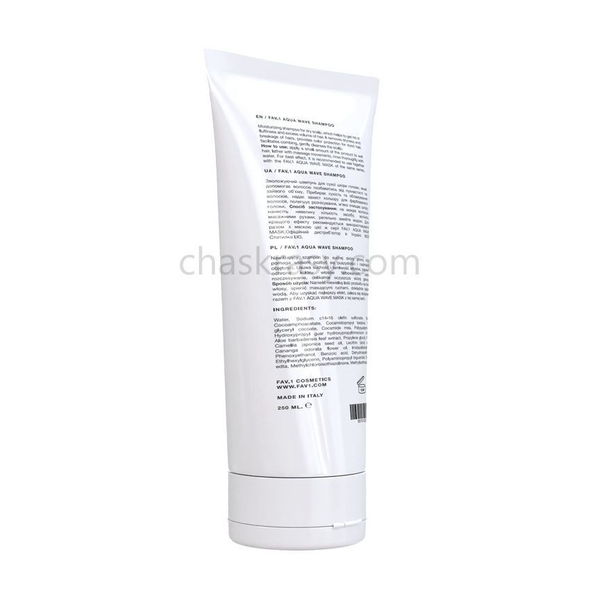 Зволожуючий шампунь FAV.1 AQUA WAVE SHAMPOO 1000 ml