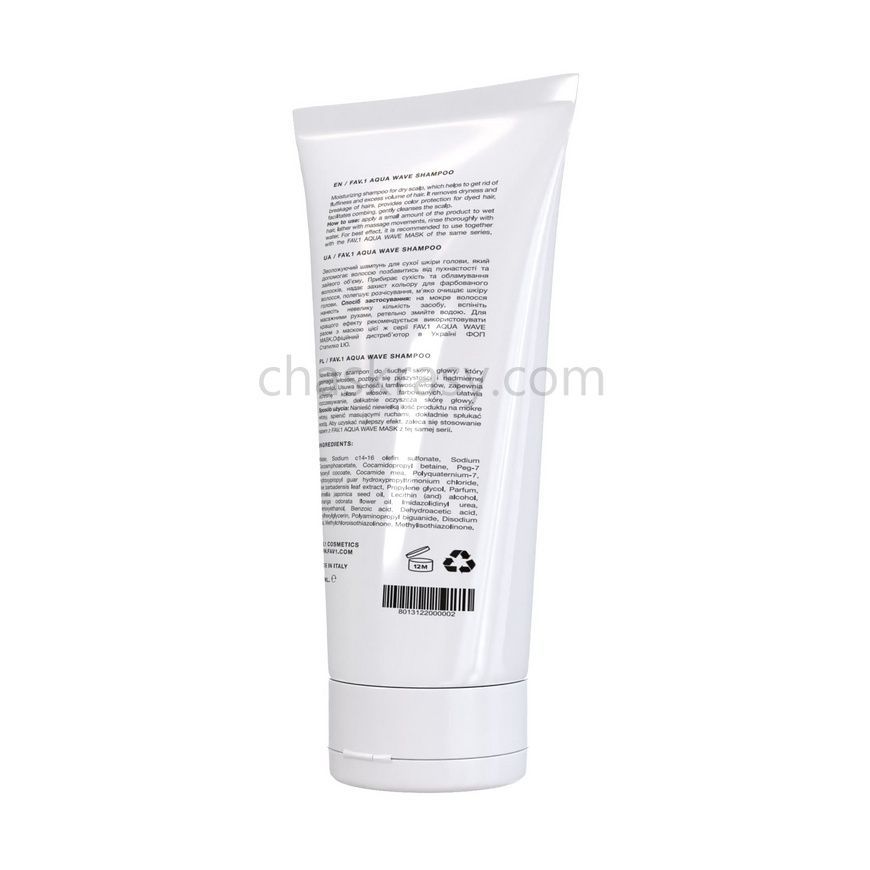 Зволожуючий шампунь FAV.1 AQUA WAVE SHAMPOO 1000 ml