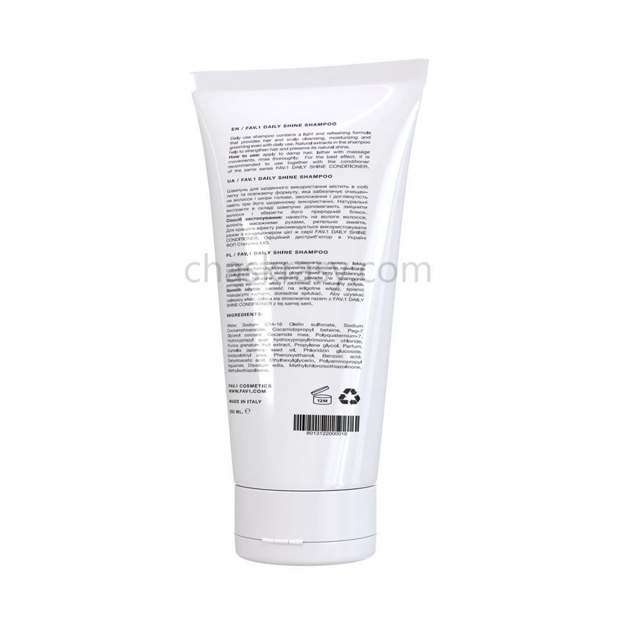 Шампунь для ежедневного использования FAV.1 DAILY SHINE SHAMPOO 250 ml