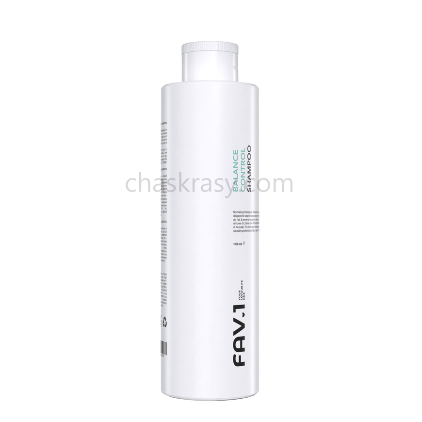 Нормалізуючий лікувальний шампунь FAV.1 BALANCE CONTROL SHAMPOO 1000 ml