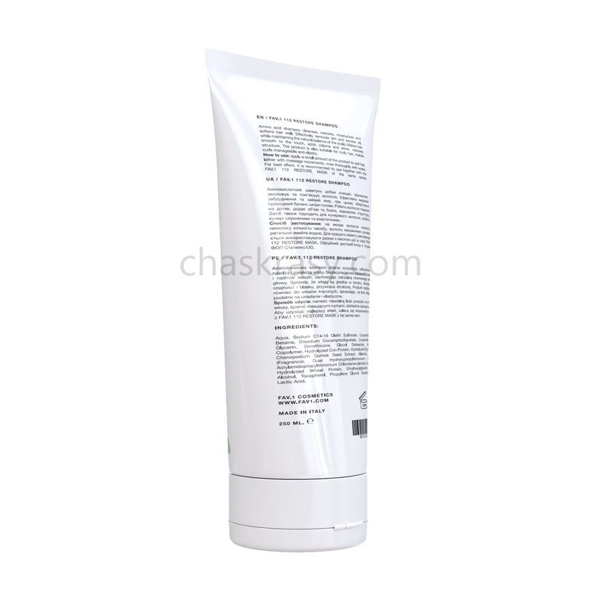 Амінокислотний шампунь FAV.1 112 RESTORE SHAMPOO 250 ml