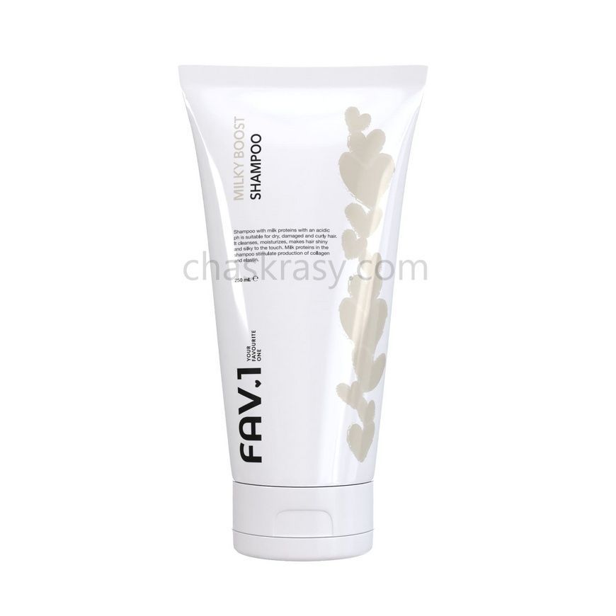 Шампунь з молочними протеїнами та кислим pH FAV.1 MILKY BOOST SHAMPOO 250 ml