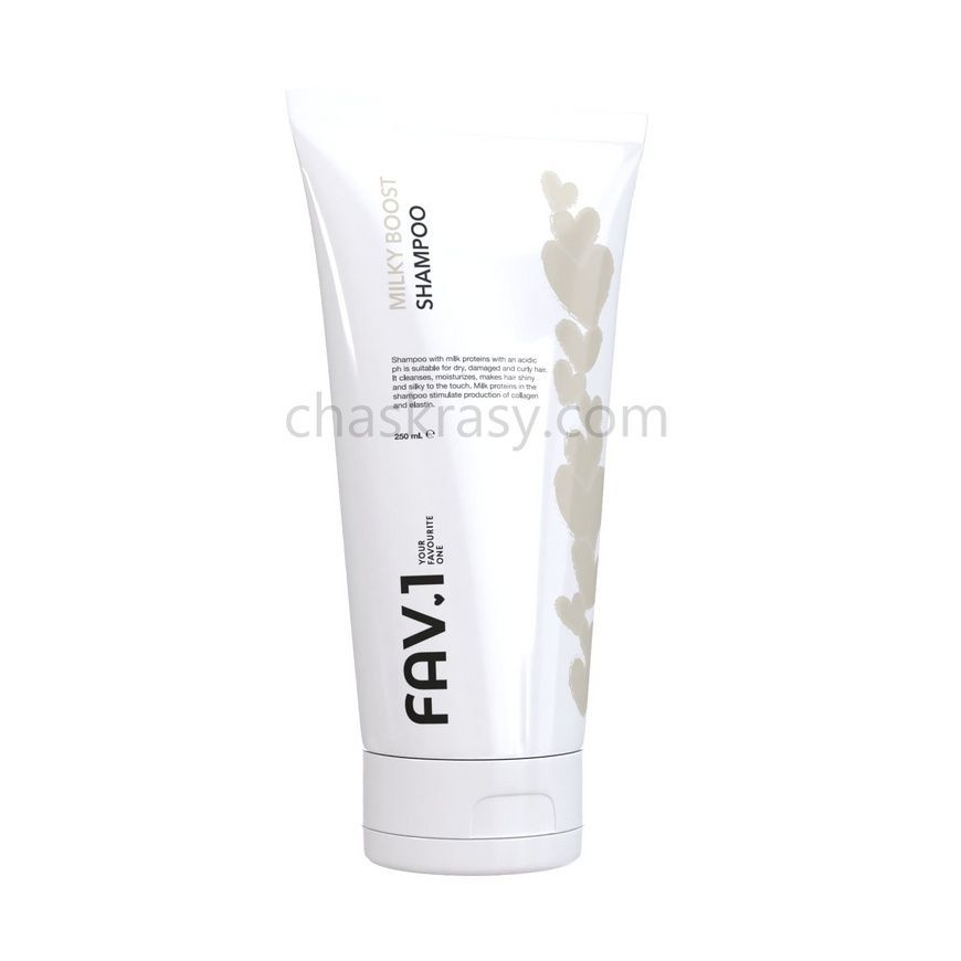 Шампунь з молочними протеїнами та кислим pH FAV.1 MILKY BOOST SHAMPOO 250 ml
