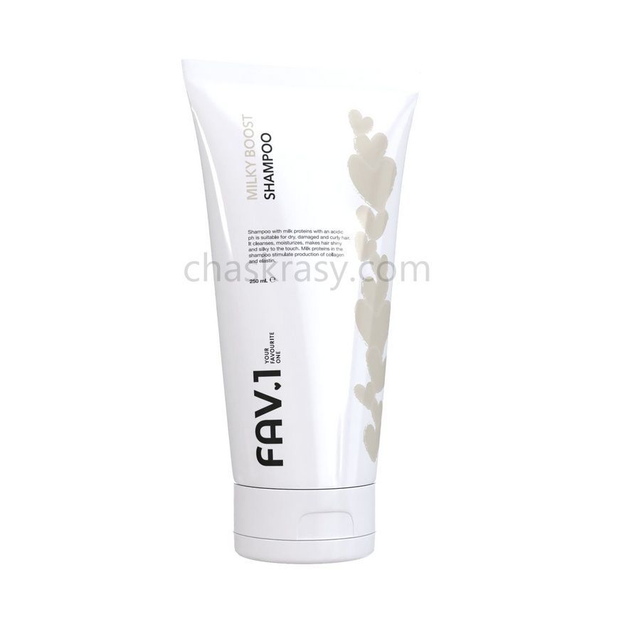 Шампунь з молочними протеїнами та кислим pH FAV.1 MILKY BOOST SHAMPOO 250 ml