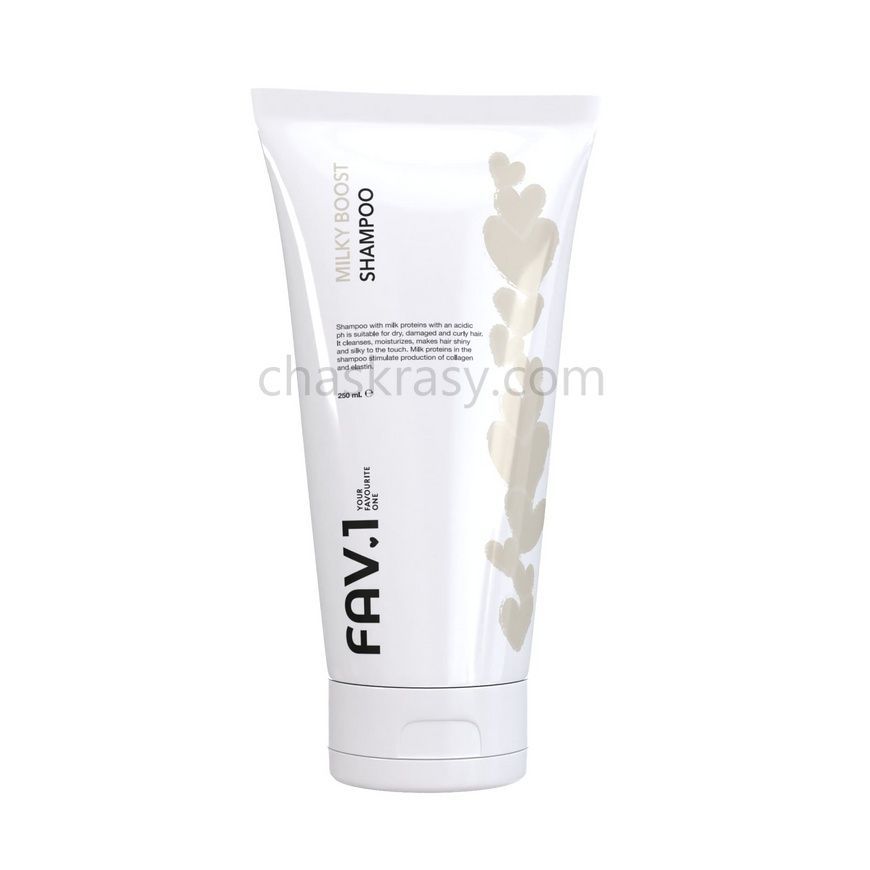 Шампунь з молочними протеїнами та кислим pH FAV.1 MILKY BOOST SHAMPOO 250 ml