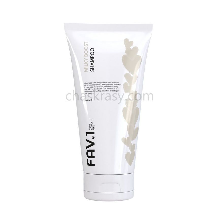 Шампунь з молочними протеїнами та кислим pH FAV.1 MILKY BOOST SHAMPOO 250 ml