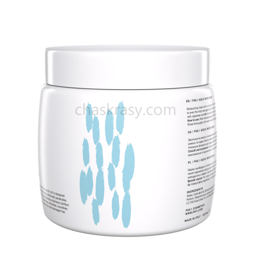 Увлажняющая маска с кислым уровнем pH FAV.1 AQUA WAVE MASK 250 ml