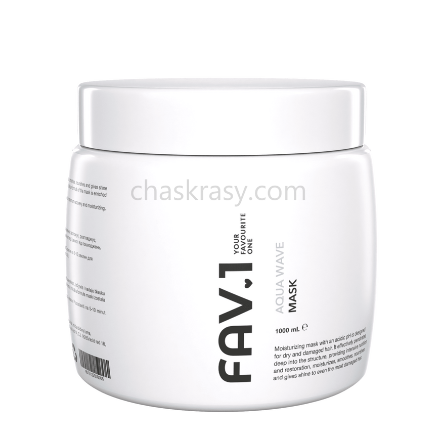Зволожуюча маска з кислим рівнем pH FAV.1 AQUA WAVE MASK 1000 ml