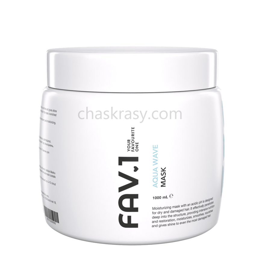 Зволожуюча маска з кислим рівнем pH FAV.1 AQUA WAVE MASK 1000 ml