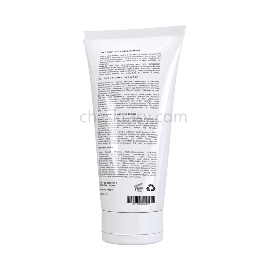 Аминокислотная маска FAV.1 112 RESTORE MASK 250 ml