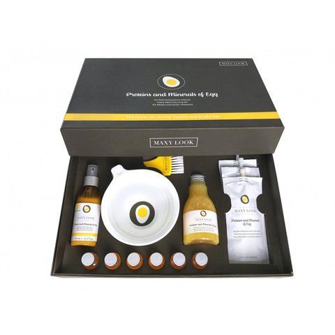 MAXY LOOK Deep Restructuring Kit набір для глибокого відновлення волосся з протеїнами та мінералами яйця
